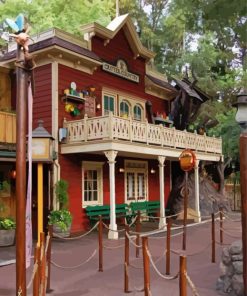 Critter Country Disneyland Park paint by number