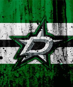 Dallas Stars Logo Paint by number