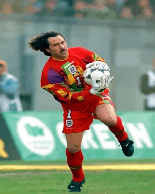 David Seaman English Goalkeeper paint by number