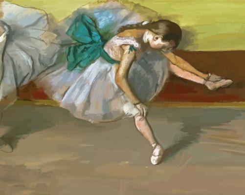 Degas Little Ballet Dancer paint by number