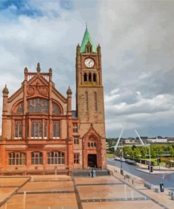 Derry Guildhall paint by number