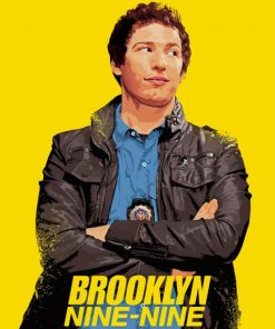 Detective Jake Peralta Brooklyn Nine Nine Poster paint by number