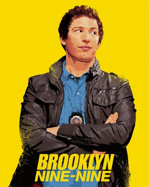 Detective Jake Peralta Brooklyn Nine Nine Poster paint by number