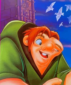 Disney Quasimodo Character paint by number