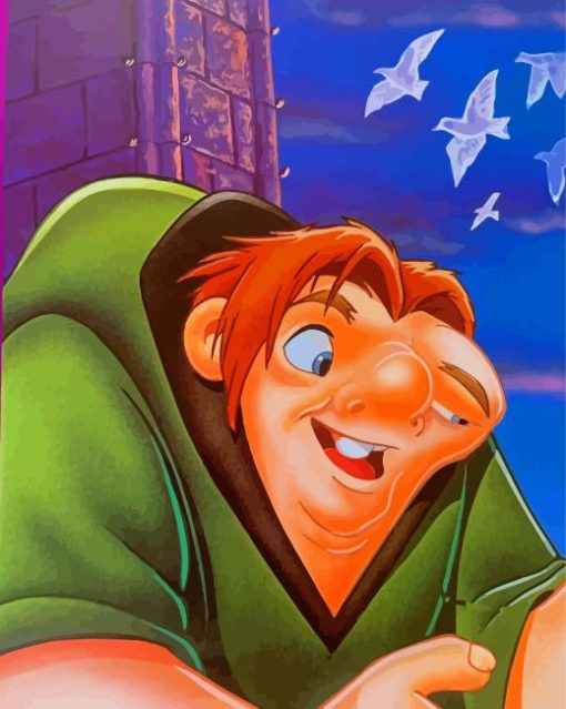 Disney Quasimodo Character paint by number