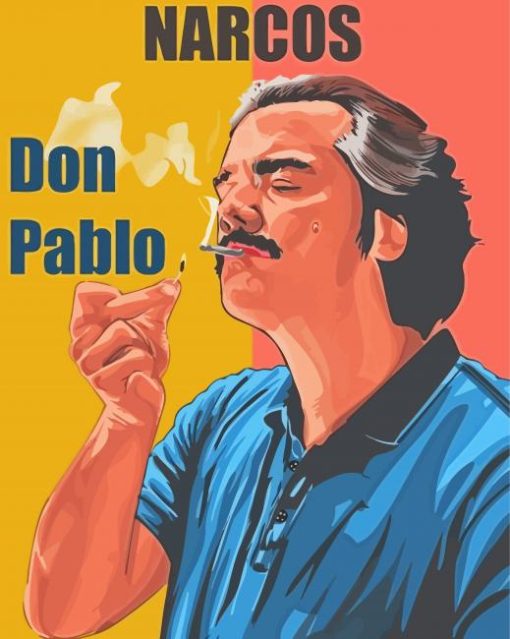 Don Pablo Narcos paint by number