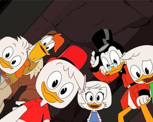 DuckTales Cartoon Characters paint by number