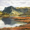 England Crummock Water Lake paint by number