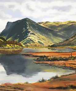 England Crummock Water Lake paint by number