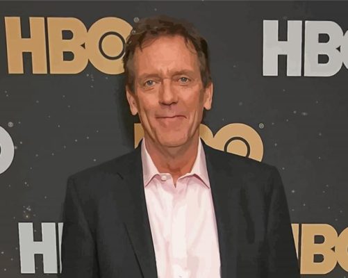 English Actor Hugh Laurie Paint by number