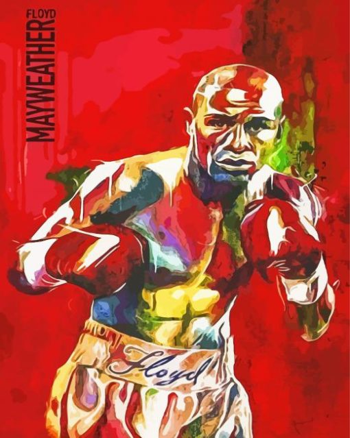 Floyd Mayweather Poster paint by number