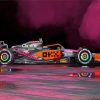 Formula 1 Mclaren Race Car Paint by number