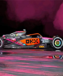 Formula 1 Mclaren Race Car Paint by number