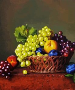 Fruits Basket Still Life paint by number