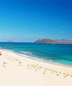 Fuerteventura Beach paint by number