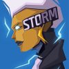 Illustration Marvel Comics Storm Paint by number