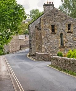 Ingleton Village In England paint by number