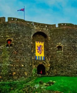 Ireland Carrickfergus Castle paint by number