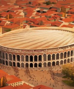 Italy Verona Colosseum Paint by number