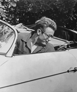 James Dean In A Car paint by number