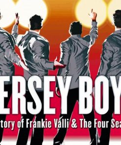 Jersey Boys Poster Paint by number