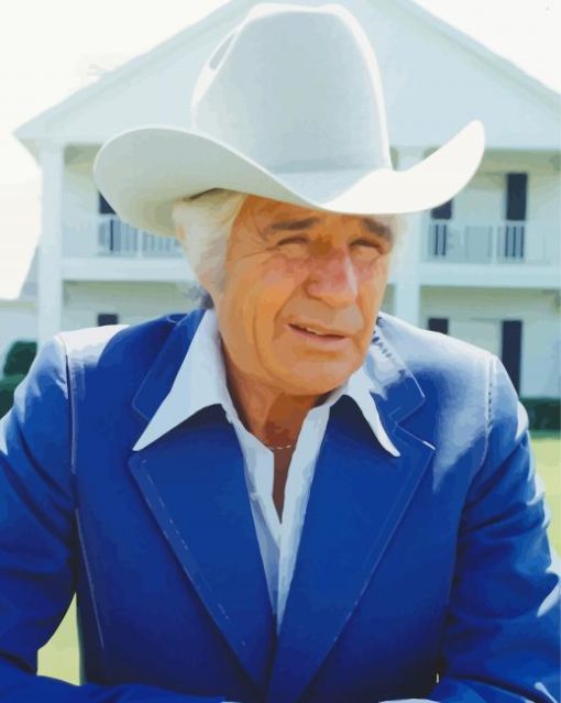 Jock Ewing Dallas paint by number