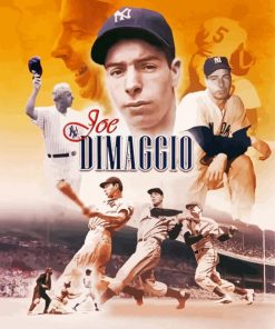 Joe DiMaggio Poster Paint by number