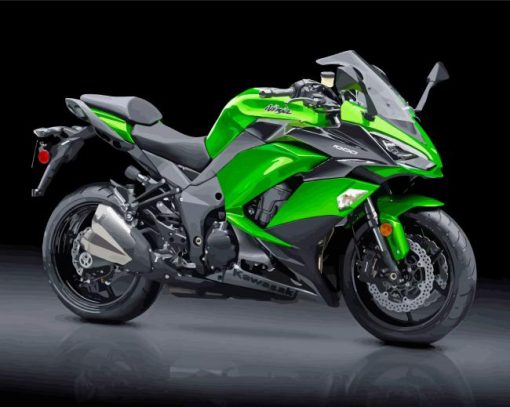 Kawasaki Ninja paint by number