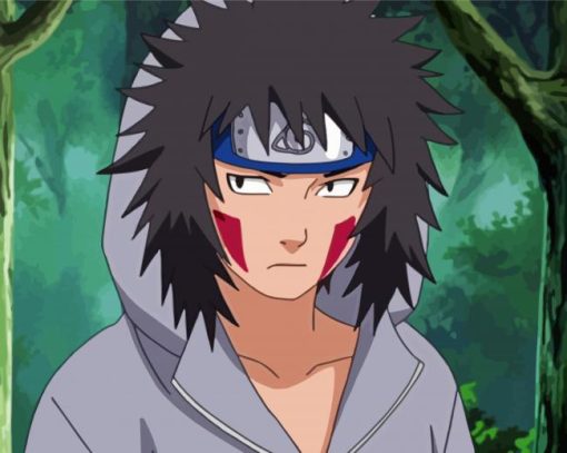 Kiba Inuzuka Naruto paint by number