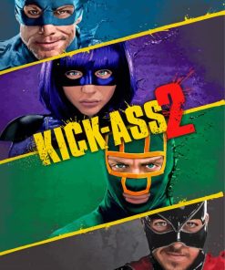 Kick Ass Poster paint by number