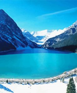 Lake Louise Columbia paint by number