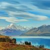 Lake Tekapo Snow paint by number