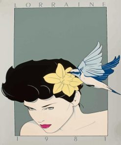 Lorraine By Patrick Nagel paint by number