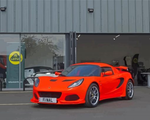 Lotus Elise Car paint by number