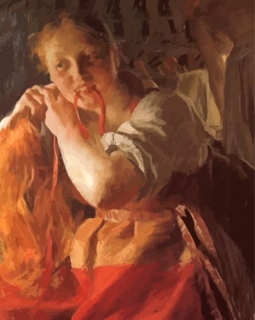 Margit By Anders Zorn paint by number