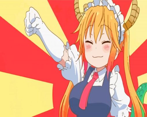 Miss Koboyoshis Dragon Maid paint by number