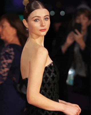 New Zealand Actress Thomasin McKenzie Paint by number