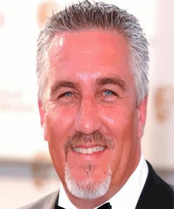 Paul Hollywood Celebrity Chef paint by number