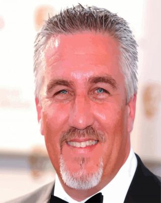 Paul Hollywood Celebrity Chef paint by number