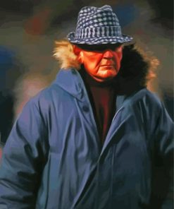 Paul Bear Bryant paint by number