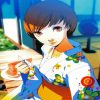 Perosna 4 Game Chie Satonaka paint by number