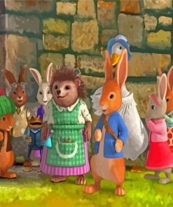 Peter Rabbit Characters paint by number