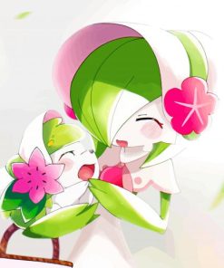 Pokemon Species Gardevoir paint by number