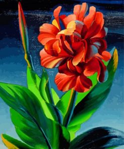 Red Canna Tretchikoff paint by number