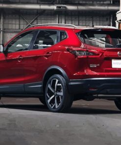 Red Nissan Qashqai Car paint by number