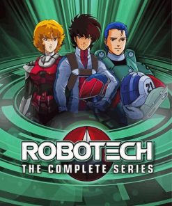 Robotech Poster paint by number