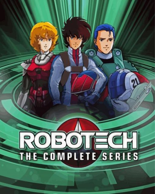 Robotech Poster paint by number