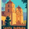 Santa Barbara California Poster paint by number