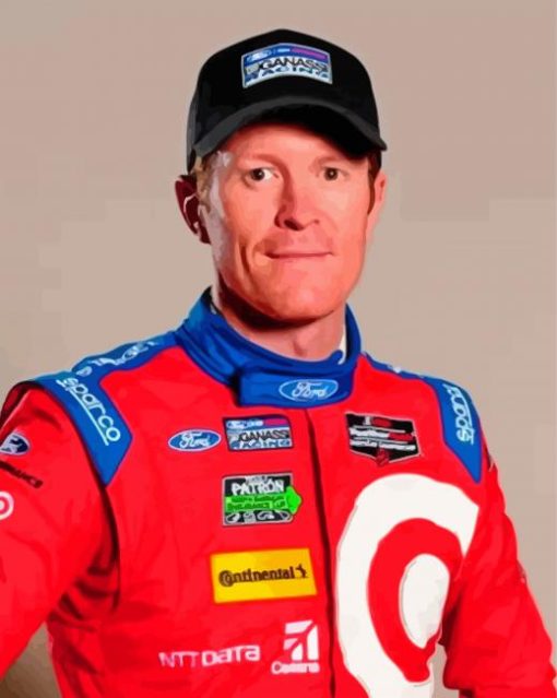 Scott Dixon paint by number