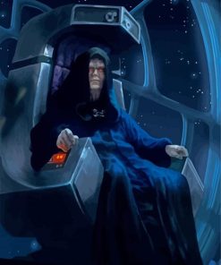 Sheev Palpatine paint by number